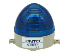 ΦΑΡΟΣ LED STROBE 12-230VAC/DC 85Χ75mm ΜΠΛΕ C-3072 CNTD