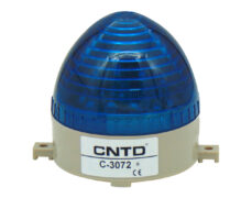ΦΑΡΟΣ LED STROBE 12-230VAC/DC 85Χ75mm ΜΠΛΕ C-3072 CNTD