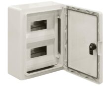 ΠΙΝΑΚΑΣ ΠΛΑΣΤΙΚΟΣ ΜΕ ΜΕΤΩΠΗ 2 ΣΕΙΡΩΝ 250X330X130 IP65 CP5102 CET