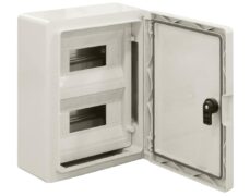 ΠΙΝΑΚΑΣ ΠΛΑΣΤΙΚΟΣ ΜΕ ΜΕΤΩΠΗ 2 ΣΕΙΡΩΝ 250X330X130 IP65 CP5102 CET