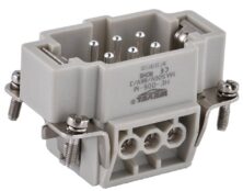 ΦΙΣ ΓΙΑ CONNECTOR HEAVY DUTY ΑΡΣΕΝΙΚΟ 6P+Γ HE-006-M SIB/WVL