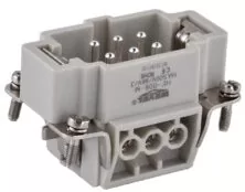 ΦΙΣ ΓΙΑ CONNECTOR HEAVY DUTY ΑΡΣΕΝΙΚΟ 6P+Γ HE-006-M SIB/WVL