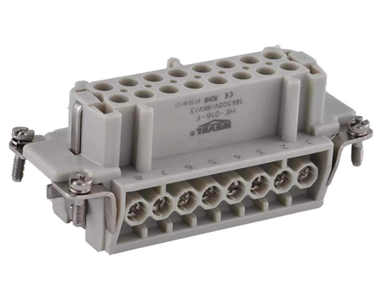 ΦΙΣ ΓΙΑ CONNECTOR HEAVY DUTY ΘΗΛΥΚΟ 16P+Γ (1-16) HE-016-F SIB/WVL 3 ΦΙΣ ΓΙΑ CONNECTOR HEAVY DUTY ΘΗΛΥΚΟ 16P+Γ (1-16) HE-016-F SIB/WVL