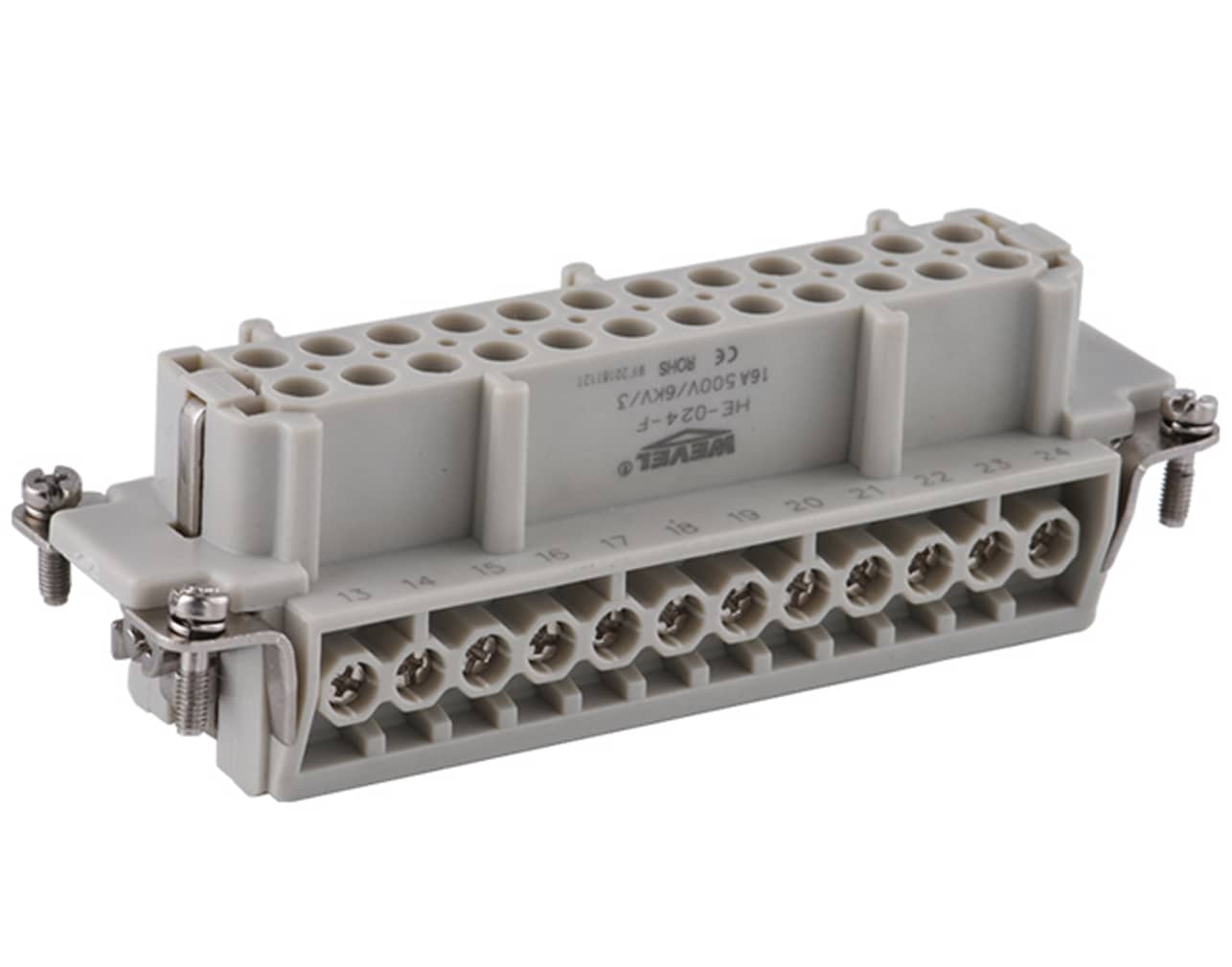 ΦΙΣ ΓΙΑ CONNECTOR HEAVY DUTY ΘΗΛΥΚΟ 24P+Γ (1-24) HE-024-F SIB/WVL 3 ΦΙΣ ΓΙΑ CONNECTOR HEAVY DUTY ΘΗΛΥΚΟ 24P+Γ (1-24) HE-024-F SIB/WVL
