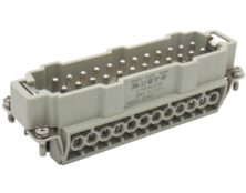 ΦΙΣ ΓΙΑ CONNECTOR HEAVY DUTY ΑΡΣΕΝΙΚΟ. 24P+Γ (25-48) HE-024-M SIB/WVL
