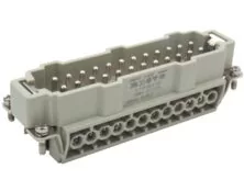 ΦΙΣ ΓΙΑ CONNECTOR HEAVY DUTY ΑΡΣΕΝΙΚΟ. 24P+Γ (25-48) HE-024-M SIB/WVL