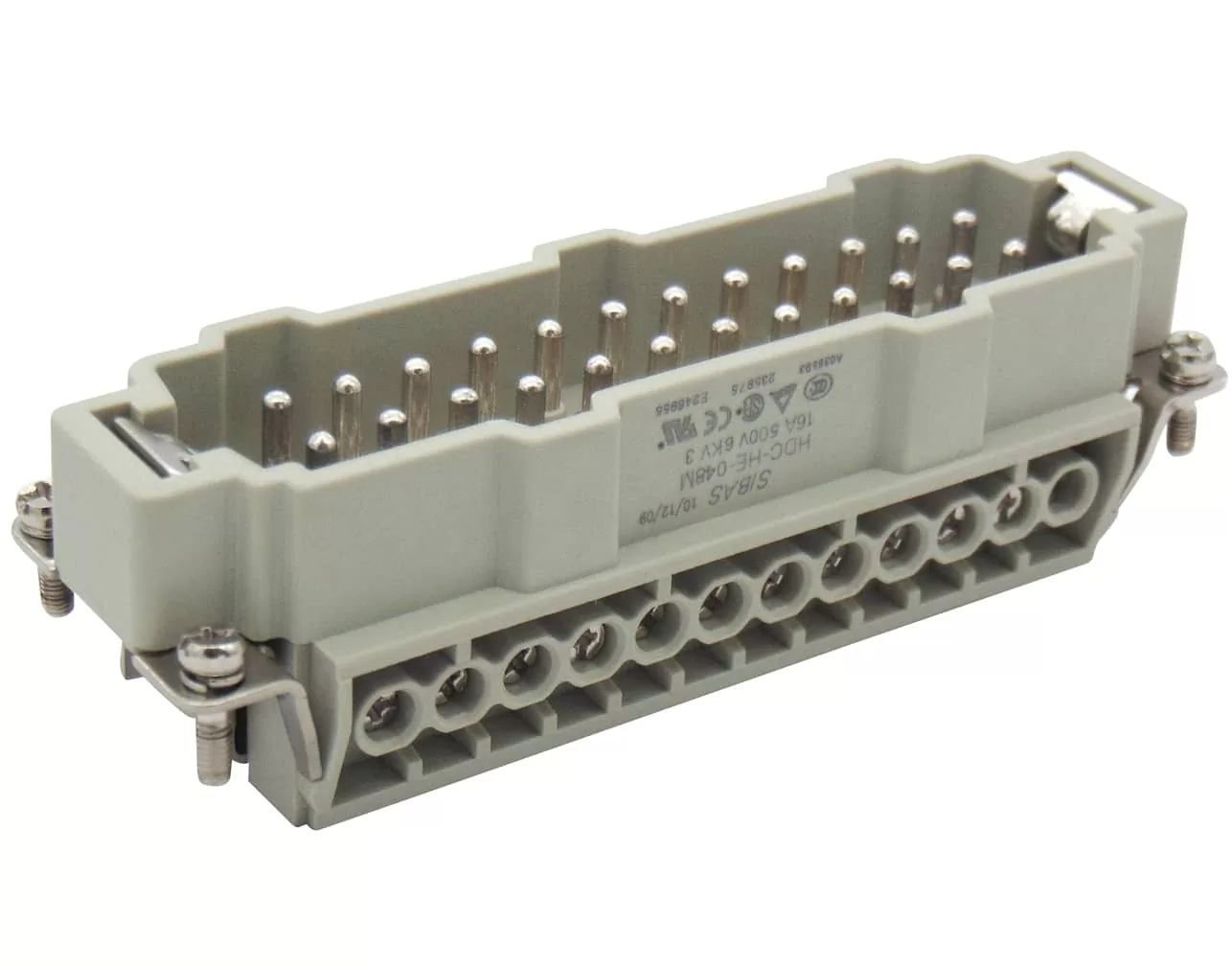 ΦΙΣ ΓΙΑ CONNECTOR HEAVY DUTY ΑΡΣΕΝΙΚΟ. 24P+Γ (25-48) HE-024-M SIB/WVL 3 ΦΙΣ ΓΙΑ CONNECTOR HEAVY DUTY ΑΡΣΕΝΙΚΟ. 24P+Γ (25-48) HE-024-M SIB/WVL