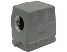 ΚΑΛΥΜΜΑ ΠΡΟΣΤΑΤΕΥΤΙΚΟ ΜΕΤΑΛΛΙΚΟ ΓΙΑ CONNECTOR HEAVY DUTY 6P H6B-SO/P-2B-PG16 SIB/WVL