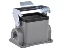 ΒΑΣΗ ΓΙΑ CONNECTOR HEAVY DUTY 6P ΜΕΤΑΛΛΙΚΗ H6B-SM-1L-PG16 SIB/WVL