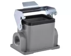ΒΑΣΗ ΓΙΑ CONNECTOR HEAVY DUTY 6P ΜΕΤΑΛΛΙΚΗ H6B-SM-1L-PG16 SIB/WVL