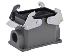 ΒΑΣΗ ΓΙΑ CONNECTOR HEAVY DUTY 10P ΜΕΤΑΛΛΙΚΗ H10B-SM-2L-PG16 SIB/WVL