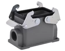 ΒΑΣΗ ΓΙΑ CONNECTOR HEAVY DUTY 10P ΜΕΤΑΛΛΙΚΗ H10B-SM-2L-PG16 SIB/WVL