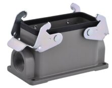 ΒΑΣΗ ΓΙΑ CONNECTOR HEAVY DUTY 16P ΜΕΤΑΛΛΙΚΗ H16B-SM-2L-PG21 SIB/WVL