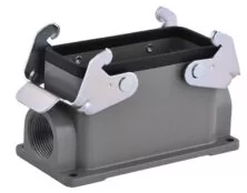 ΒΑΣΗ ΓΙΑ CONNECTOR HEAVY DUTY 16P ΜΕΤΑΛΛΙΚΗ H16B-SM-2L-PG21 SIB/WVL