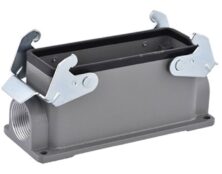ΒΑΣΗ ΓΙΑ CONNECTOR HEAVY DUTY 24P ΜΕΤΑΛΛΙΚΗ H24B-SM-2L-PG21 SIB/WVL