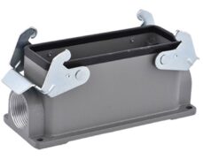ΒΑΣΗ ΓΙΑ CONNECTOR HEAVY DUTY 24P ΜΕΤΑΛΛΙΚΗ H24B-SM-2L-PG21 SIB/WVL