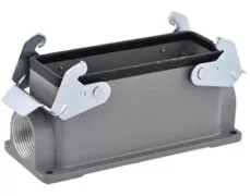ΒΑΣΗ ΓΙΑ CONNECTOR HEAVY DUTY 24P ΜΕΤΑΛΛΙΚΗ H24B-SM-2L-PG21 SIB/WVL