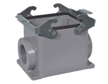 ΒΑΣΗ ΓΙΑ CONNECTOR HEAVY DUTY 32P ΜΕΤΑΛΛΙΚΗ H32B-SM-2L-PG29 SIB/WVL