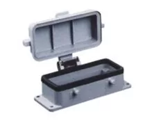 ΒΑΣΗ ΓΙΑ CONNECTOR HEAVY DUTY ΜΕ ΚΑΠΑΚΙ ΠΛΑΣΤΙΚΟ H10B-AD-BO SIB/WVL