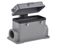 ΒΑΣΗ ΓΙΑ CONNECTOR HEAVY DUTY ΜΕ ΚΑΠΑΚΙ ΠΛΑΣΤΙΚΟ H16B-SM-4B-CV-PG21 SIB/WVL
