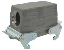 ΚΑΛΥΜΜΑ ΠΡΟΣΤΑΤΕΥΤΙΚΟ ΜΕΤΑΛΛΙΚΟ ΓΙΑ CONNECTOR HEAVY DUTY 16P H16B-SO/P-2L-PG21 SIB/WVL