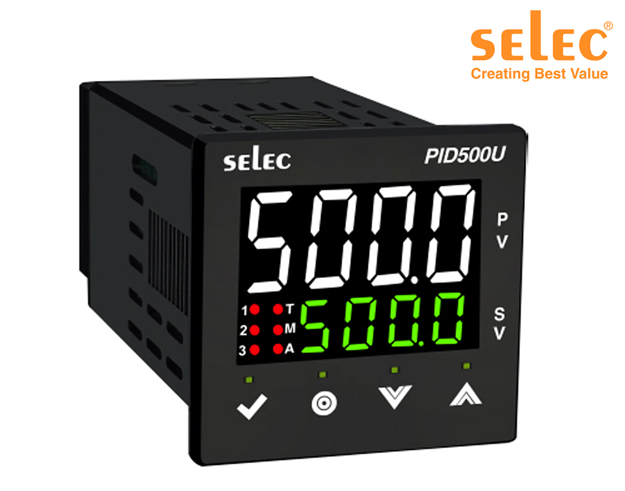 ΕΛΕΓΚΤΗΣ ΘΕΡΜΟΚΡΑΣΙΑΣ ΨΗΦΙΑΚΟΣ 48X48 90-270VAC/DC PID 3NO+4-20mA+RS-485 PID500-U-C-1 SELEC 3 ΕΛΕΓΚΤΗΣ ΘΕΡΜΟΚΡΑΣΙΑΣ ΨΗΦΙΑΚΟΣ 48X48 90-270VAC/DC PID 3NO+4-20mA+RS-485 PID500-U-C-1 SELEC