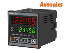 ΜΕΤΡΗΤΗΣ / ΧΡΟΝΙΚΟ ΠΙΝΑΚΑ ΨΗΦΙΑΚΟΣ 72X72 100-240VAC 2 RELAY/NPN CT6M-2P4 AUTONICS