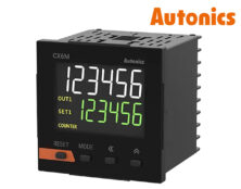 ΜΕΤΡΗΤΗΣ / ΧΡΟΝΙΚΟ ΠΙΝΑΚΑ ΨΗΦΙΑΚΟΣ LCD 48X48 100-240VAC 2 RELAY 2 STAGE CX6M-2P4 AUTONICS
