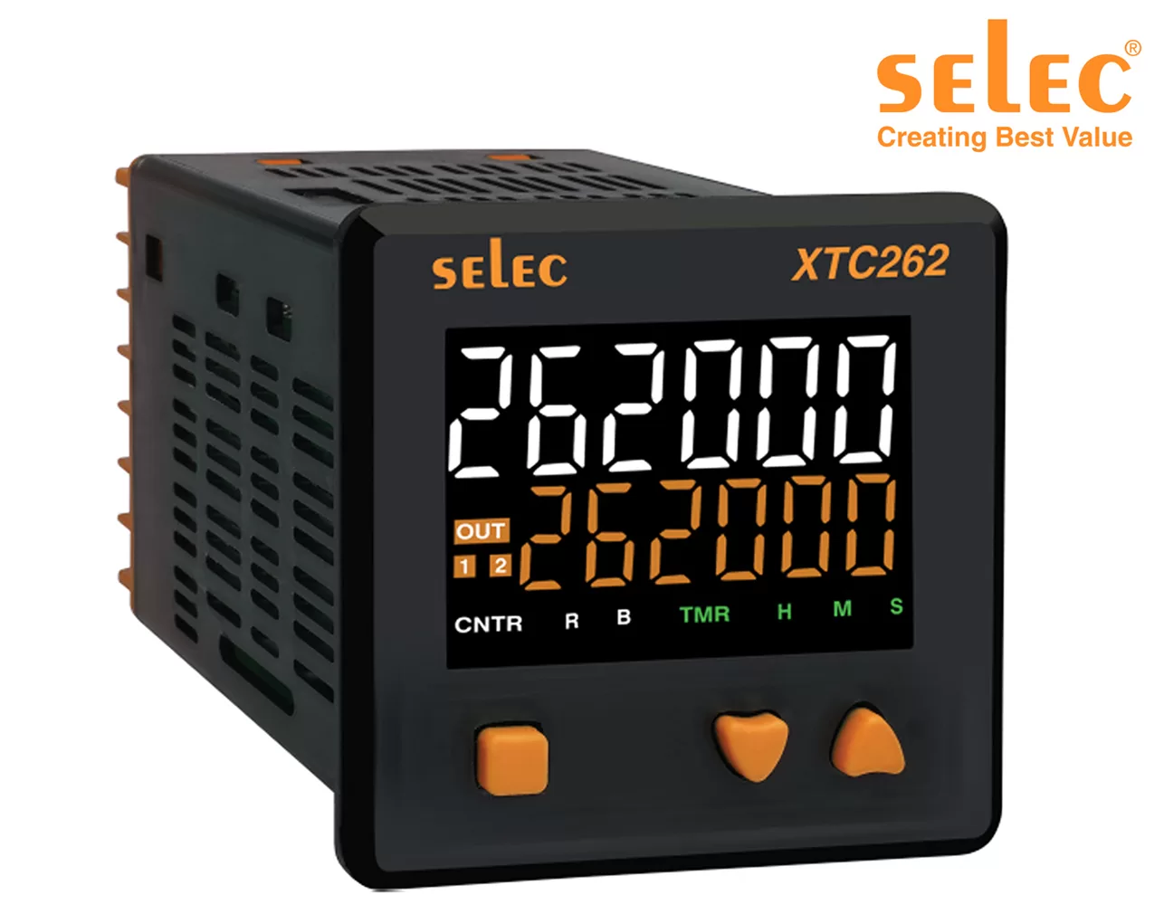 ΜΕΤΡΗΤΗΣ / ΧΡΟΝΙΚΟ ΠΙΝΑΚΑ ΨΗΦΙΑΚΟΣ 72X72 90-270VAC/VDC 2RELAY PNP/NPN XTC262 SELEC 3 ΜΕΤΡΗΤΗΣ / ΧΡΟΝΙΚΟ ΠΙΝΑΚΑ ΨΗΦΙΑΚΟΣ 72X72 90-270VAC/VDC 2RELAY PNP/NPN XTC262 SELEC