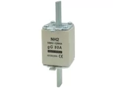 ΑΣΦΑΛΕΙΑ ΜΑΧΑΙΡΩΤΗ NH2C COMPACT 80A gL-gG FRH/CHF 2 ΑΣΦΑΛΕΙΑ ΜΑΧΑΙΡΩΤΗ NH2C COMPACT 80A gL-gG FRH/CHF 1