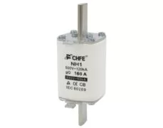 ΑΣΦΑΛΕΙΑ ΜΑΧΑΙΡΩΤΗ NH1 160A gL-gG CHF 2 ΑΣΦΑΛΕΙΑ ΜΑΧΑΙΡΩΤΗ NH1 160A gL-gG CHF 1