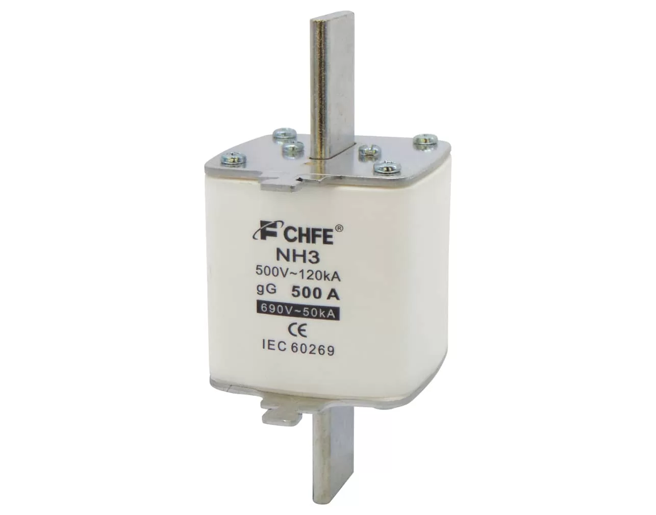 ΑΣΦΑΛΕΙΑ ΜΑΧΑΙΡΩΤΗ NH3 500A gL-gG CHF 3 ΑΣΦΑΛΕΙΑ ΜΑΧΑΙΡΩΤΗ NH3 500A gL-gG CHF