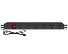 ΠΟΛΥΠΡΙΖΟ RACK 19'' 1U 6 ΘΕΣΕΩΝ ΜΕ ΔΙΑΚΟΠΤΗ 2500W 10A UNIVERSAL NSH