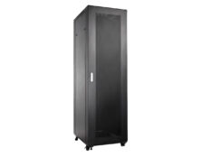 RACK ΕΠΙΔΑΠΕΔΙΟ ΔΙΠΛΟ 42U Π80/Β100 4 ΤΕΜΑΧΙΩΝ ΜΕ ΔΙΑΤΡΗΤΗ ΠΟΡΤΑ SNB8142ΙΚ SAFEWELL