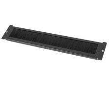 PANEL RACK 1U ΜΕ ΒΟΥΡΤΣΑ ΓΙΑ ΕΠΙΔΑΠΕΔΙΟ RACK MS DATEUP
