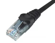 PATCH CORD CAT5e UTP 0.5m ΜΑΥΡΟ