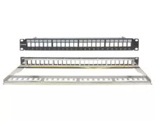 PATCH PANEL CAT5e/6 STP 24P 19" 1U ΚΕΝΟ SAFEWELL