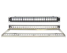 PATCH PANEL CAT5e/6 STP 24P 19" 1U ΚΕΝΟ SAFEWELL 1