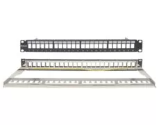 PATCH PANEL CAT5e/6 STP 24P 19" 1U ΚΕΝΟ SAFEWELL 1