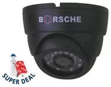 CAMERA AHD DOME 1/4"CMOS 1.3MP/720P 3.6mm 24IR 2008AHD BOR