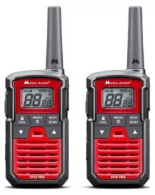 Midland XT 10 PRO Ασύρματος Πομποδέκτης PMR446 με 16 Κανάλια και Εμβέλεια 4km (Σετ 2 Τεμαχίων)