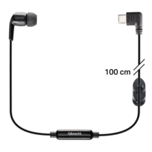 Albrecht Μικροφωνοακουστικό Earbud με Βύσμα USB-C και PTT