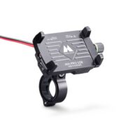 Midland MH PRO USB Βάση Στήριξης Κινητού με Φορτιστή USB για Μηχανές Ποδήλατα 1