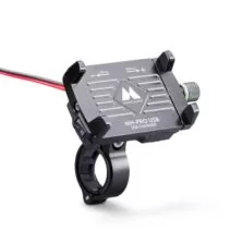 Midland MH PRO USB Βάση Στήριξης Κινητού με Φορτιστή USB για Μηχανές Ποδήλατα