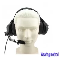 TALKLINE TA 1666 NOISE Κεφαλόφωνο Headset για Motorola με Βύσμα 2 pin και PTT