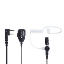 Midland BA 31 Μικροφωνοακουστικό Airtube με Βύσμα 2 pin Kenwood και PTT