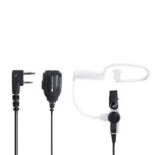 Midland BA 31 Μικροφωνοακουστικό Airtube με Βύσμα 2 pin Kenwood και PTT