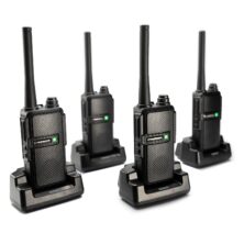 Albrecht Tectalk Worker 3 Ασύρματος Πομποδέκτης PMR446 με 16 Κανάλια και Εμβέλεια 10km (Σετ 4 Τεμαχίων)