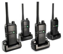 Albrecht Tectalk Worker 3 Ασύρματος Πομποδέκτης PMR446 με 16 Κανάλια και Εμβέλεια 10km (Σετ 4 Τεμαχίων)