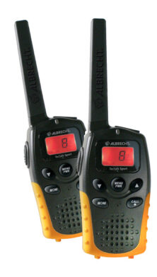 Albrecht Tectalk Sport Βαλιτσάκι Ασύρματος Πομποδέκτης PMR446 με CTCSS και DCS (Σετ 2 Τεμαχίων)